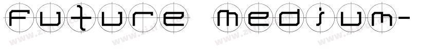 Future Medium字体转换